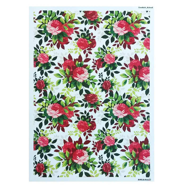 برچسب ترنسفر مدل گل پترن طرح داوودی