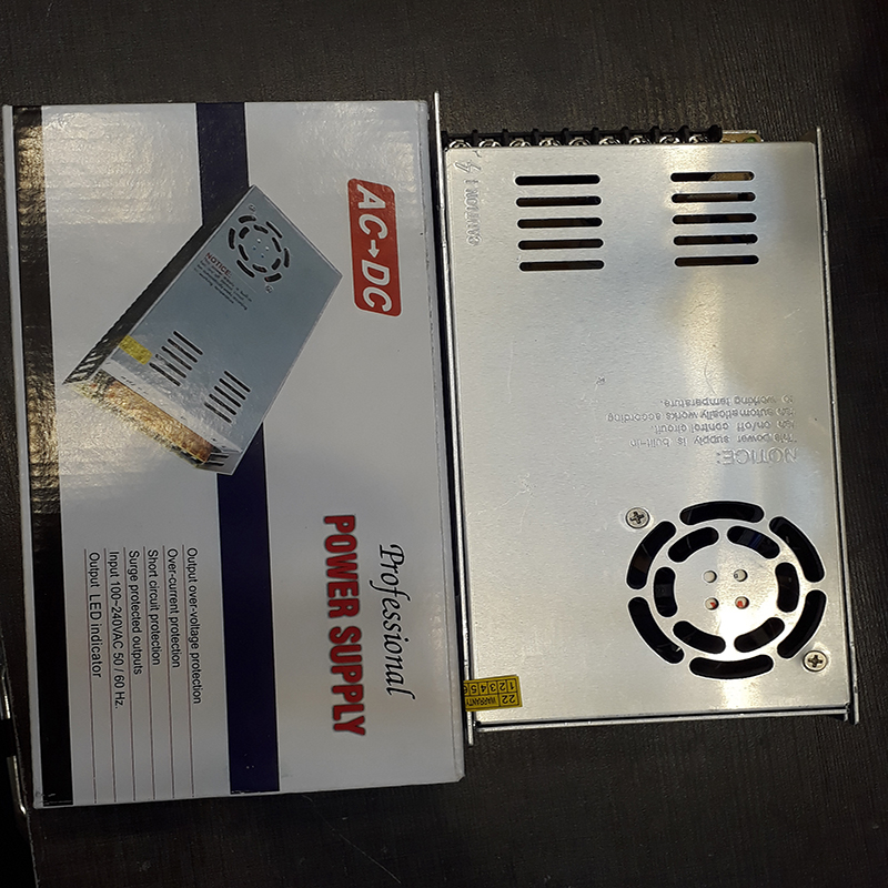 آداپتور سوییچینگ 12 ولت 30 امپر مدل پاور ساپلای