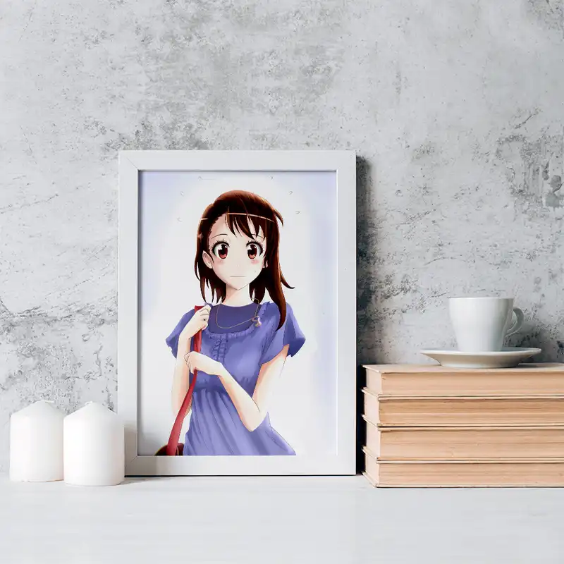 تابلو خندالو مدل اونودرا انیمه عشق دروغین کد 17135