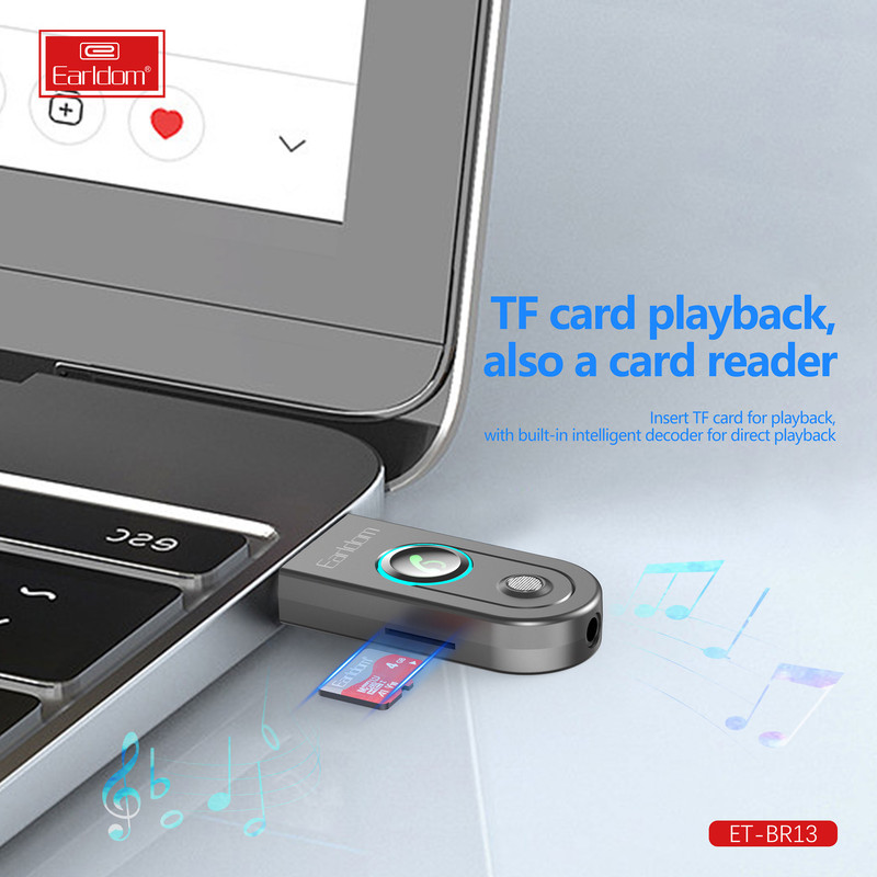 دانگل بلوتوث USB ارلدام مدل 3IN1 BR13