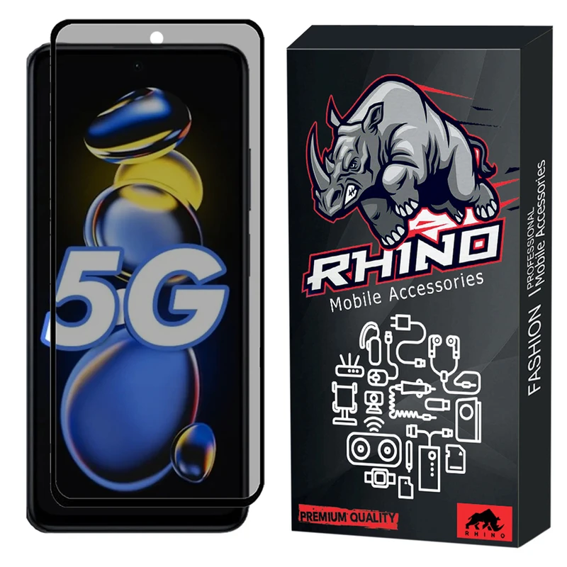محافظ صفحه نمایش حریم شخصی راینو مدل R-Privacy مناسب برای گوشی موبایل شیائومی Redmi Note 11T Pro