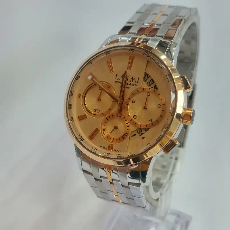 ست ساعت مچی عقربه ای  زنانه و مردانه لاکسمی مدل 8540g.9-  8540l.9