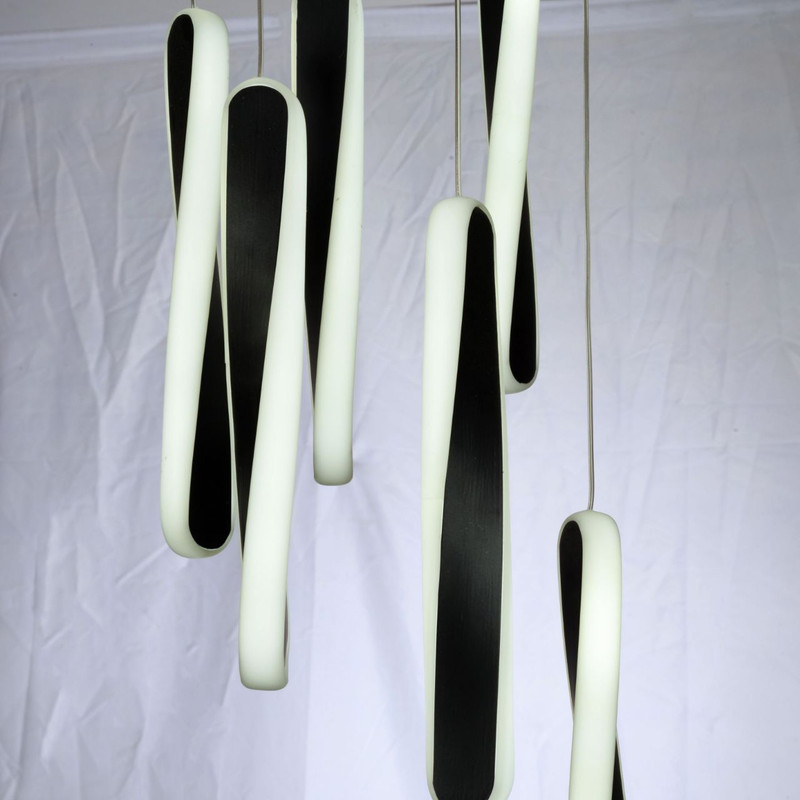 چراغ آویز چشمه نور کد L6406/6BK