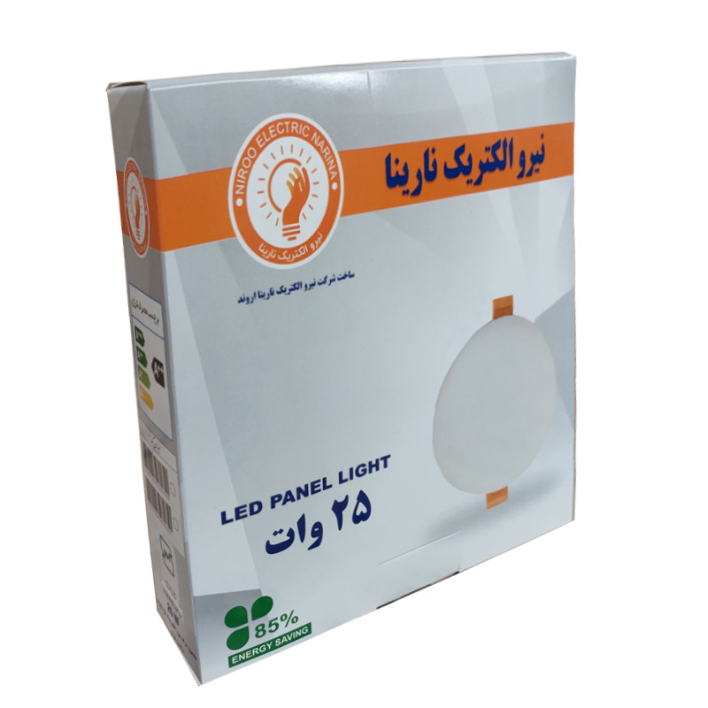 پنل ال ای دی 25 وات نیرو الکتریک نارینا مدل فول لایت کد N25