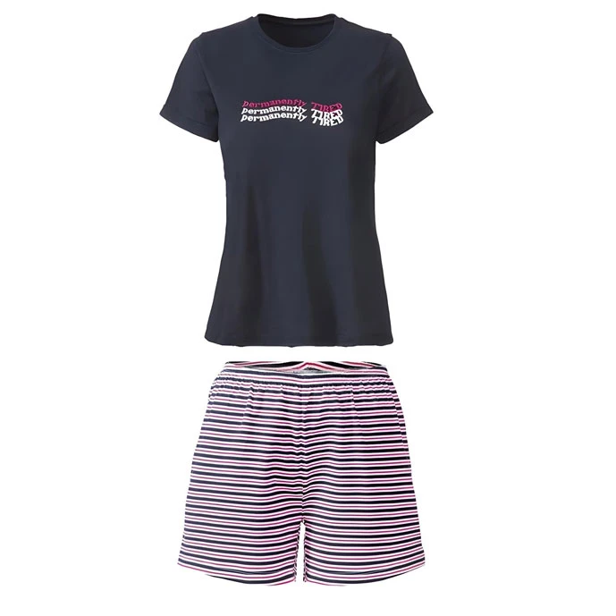 ست تی شرت آستین کوتاه و شلوارک زنانه اسمارا مدل 270