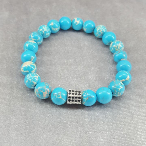 دستبند مدل فیروزه کد 1