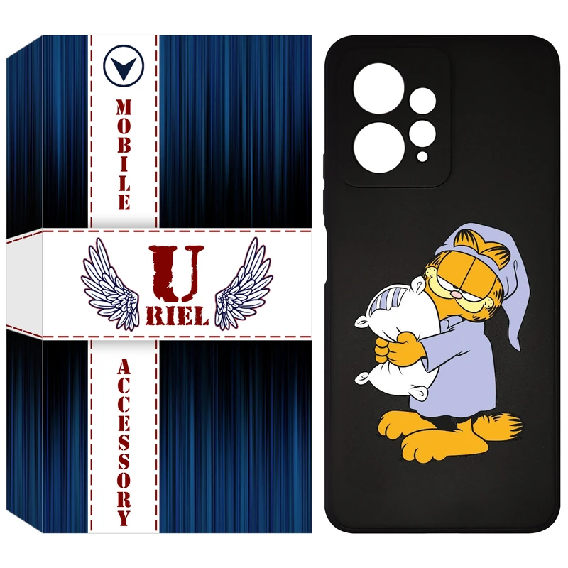 کاور یوریل مدل KSH کد 73 طرح گارفیلد  مناسب برای گوشی موبایل شیائومی Redmi Note 12 4G