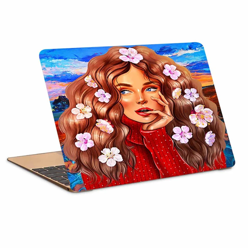 استیکر لپ تاپ طرح نقاشی فانتزی  کد P-1483 مناسب برای لپ تاپ 15 تا 17 اینچ