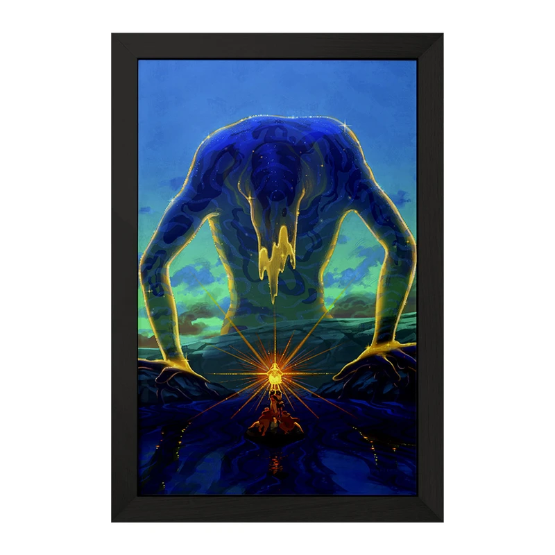 تابلو خندالو مدل سان و آشیتاکا انیمه پرنسس مونونوکه کد 34097