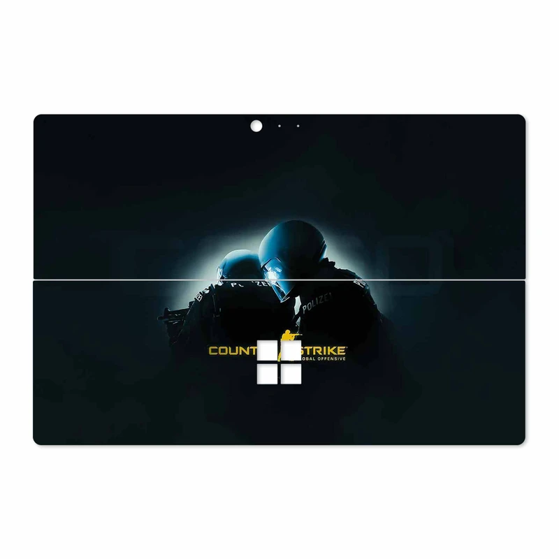 برچسب پوششی ماهوت مدل Counter-Strike مناسب برای تبلت مایکروسافت Surface Pro 4 2015