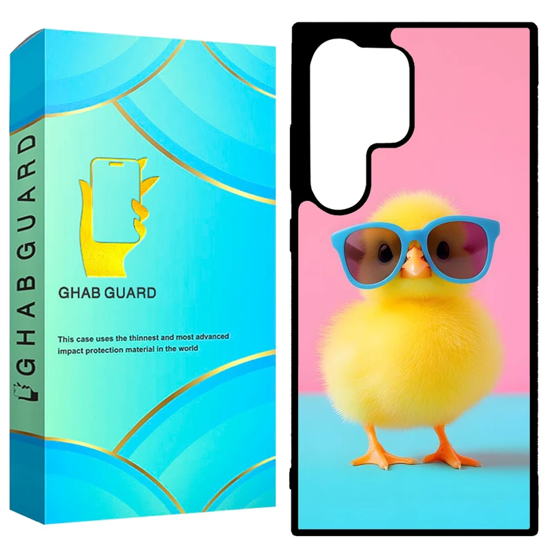 کاور قاب گارد طرح جوجه مدل GCHPD24U مناسب برای گوشی موبایل سامسونگ Galaxy S24 Ultra 5G