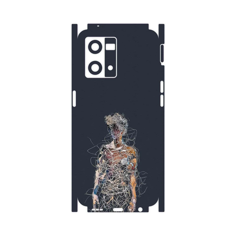 برچسب پوششی ماهوت مدل Strings Digital Art 1-FullSkin مناسب برای گوشی موبایل اپو Reno 8 4G