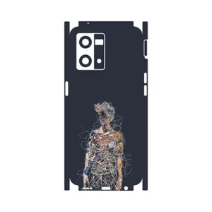 MAHOOT Strings Digital Art 1-FullSkin Cover Sticker for Oppo Reno 8 4G