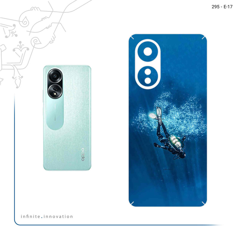 برچسب پوششی ماهوت مدل Scuba_Diving مناسب برای گوشی موبایل اپو A58 4G