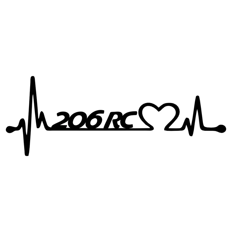 برچسب بدنه خودرو طرح ضربان قلب کد MT-B352