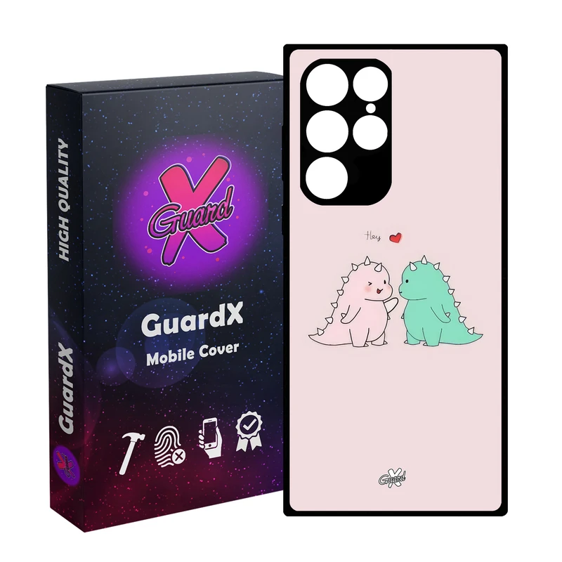کاور گارد ایکس طرح عشق مدل Glass10653 مناسب برای گوشی موبایل سامسونگ Galaxy S22 Ultra