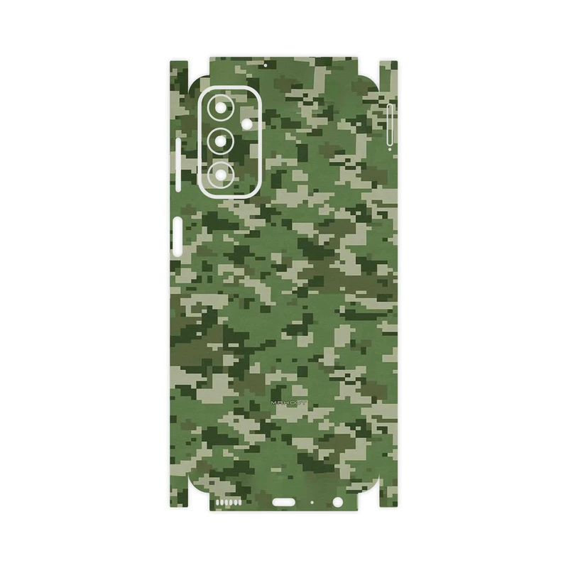برچسب پوششی ماهوت مدل Army_Green_Pixel-FullSkin مناسب برای گوشی موبایل سامسونگ Galaxy M23