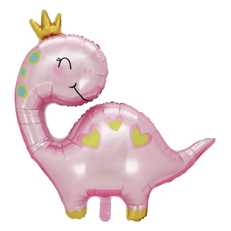  بادکنک فویلی لاکی بالونز طرح دایناسور تاج دار کد 1432