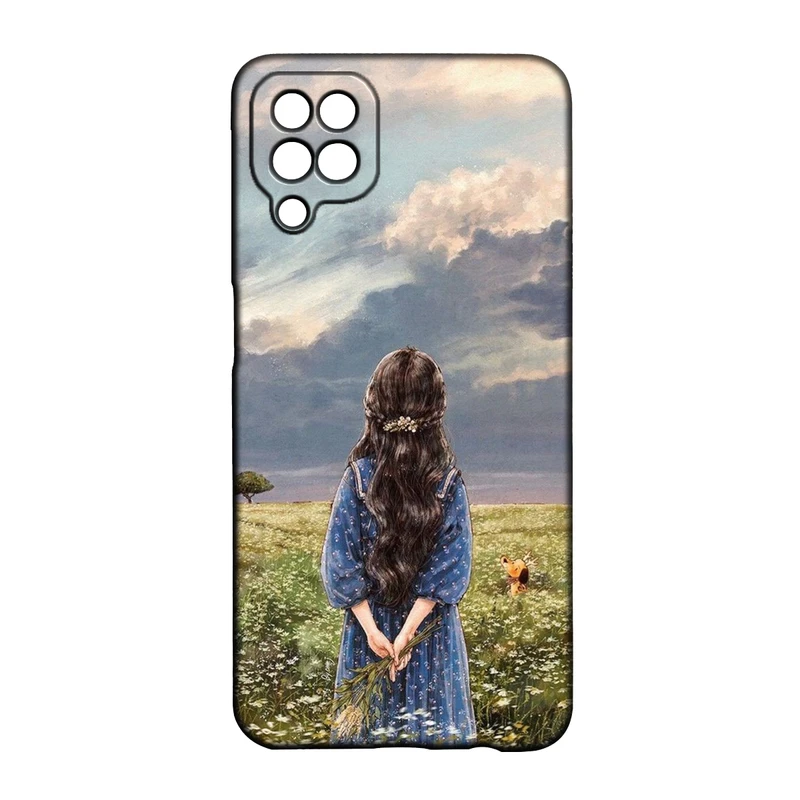 کاور طرح دخترانه کد 230 مناسب برای گوشی موبایل سامسونگ Galaxy A12 / M12 / F12