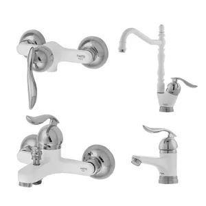 ست شیرآلات فاخته مدل قهرمان سازه کد ST-SAM مجموعه 4 عددی