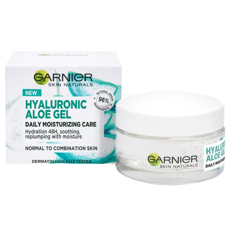 ژل آبرسان آلوئه ورا گارنیه مدل Hyaluronic Aloe Gel حجم 50 میلی لیتر