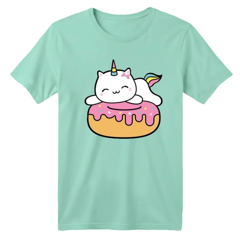 تی شرت آستین کوتاه بچگانه مدل یونیکورن کد ۱