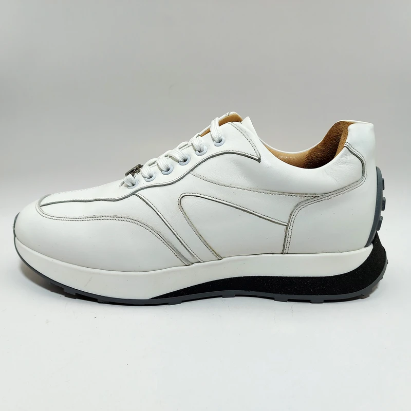 کفش روزمره مردانه کرمانی مدل چرم دستدوز طبیعی کد 506