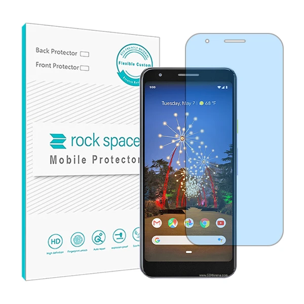 محافظ صفحه نمایش آنتی بلو راک اسپیس مدل HyBLU مناسب برای گوشی موبایل گوگل Pixel 3a XL