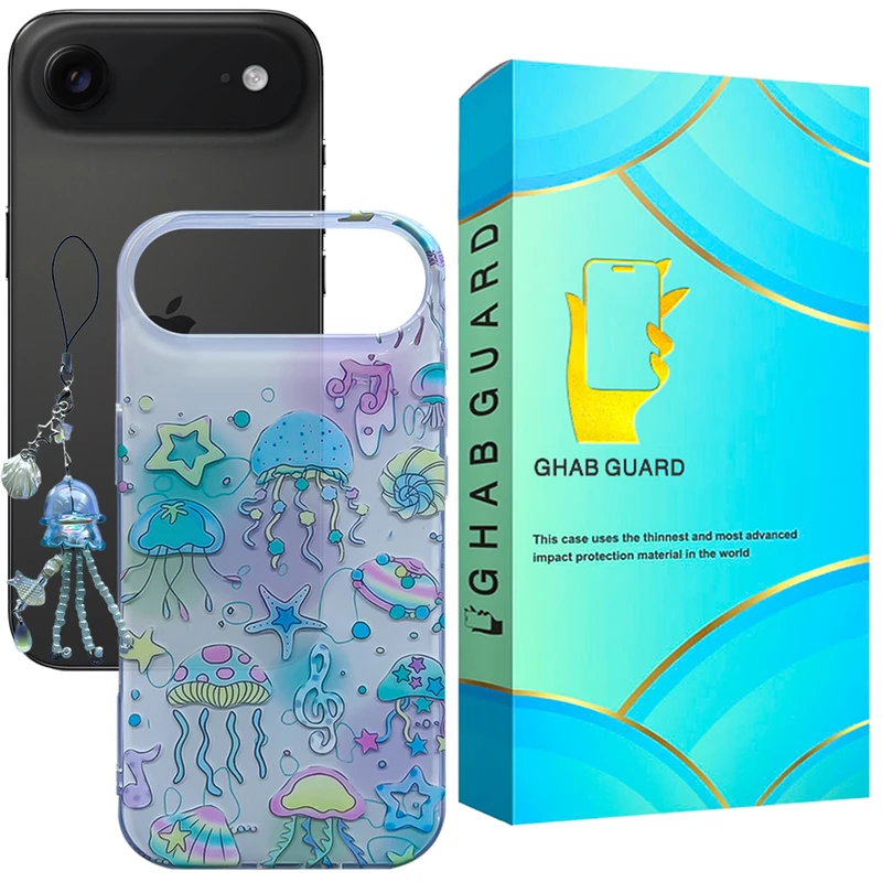 کاور قاب گارد مدل MERMAID مناسب برای گوشی موبایل اپل iPhone 17 Air به همراه بند آویز