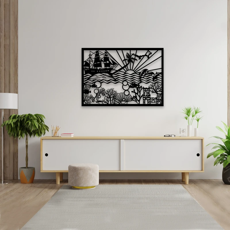 استیکر مدل منظره