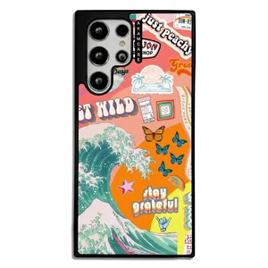 AKAM AMCWSGS22U-GOOD VIBES15 Cover For Samsung Galaxy S21 Ultra