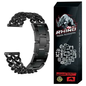 بند راینو مدل Cartier مناسب برای ساعت هوشمند امیزفیت GTR 47mm / GTR 2e / GTR 2