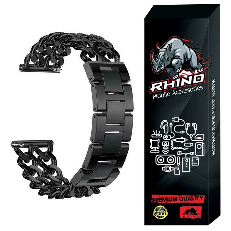 بند راینو مدل Cartier مناسب برای ساعت هوشمند شیائومی S1 / S1 Active