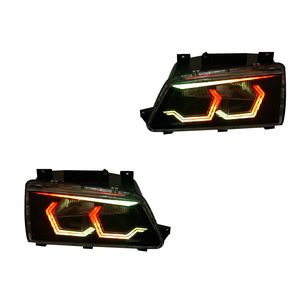چراغ جلو خودرو گروه پژوهش صنعت مدرن مدل Hexa فولکالر مناسب برای پژو 405 بسته دو عددی
