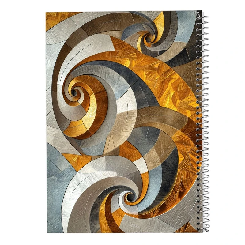 دفتر ژورنال نویسی 50 برگ مدوپد مدل نقطه ای طرح اشکال فانتزی کد DF16333