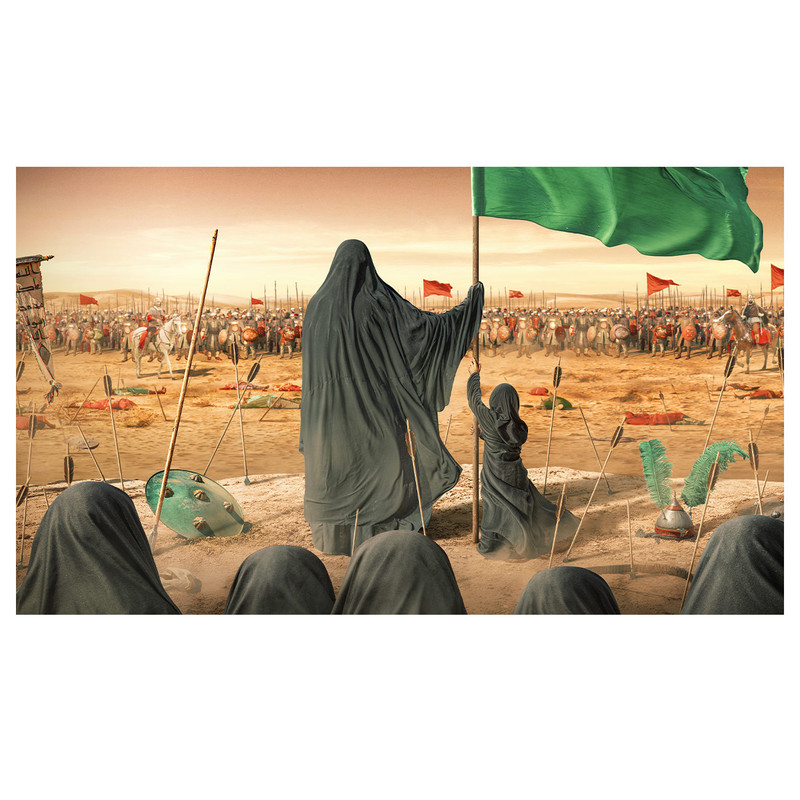 پرچم طرح کربلا کد 142D
