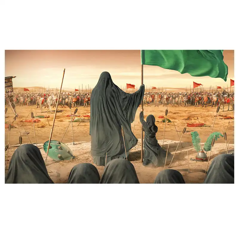 پرچم طرح کربلا کد 142H