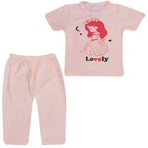 ست تی شرت و شلوارک دخترانه مدل Lovely کد G2