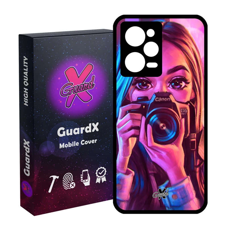کاور گارد ایکس طرح دختر مدل Glass10288 مناسب برای گوشی موبایل شیائومی Redmi Note 12 Pro 5G/Poco X5 Pro 5G/Note 12 Pro Pro speed