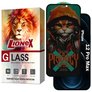 Lionex CATPRVL Privacy Screen Protector Suitable For Apple iPhone 12 Pro Max
