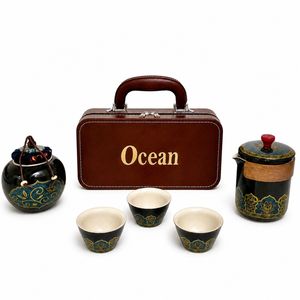 ست هدیه اشن مدل Herbal Tea طرح سرویس چای خوری