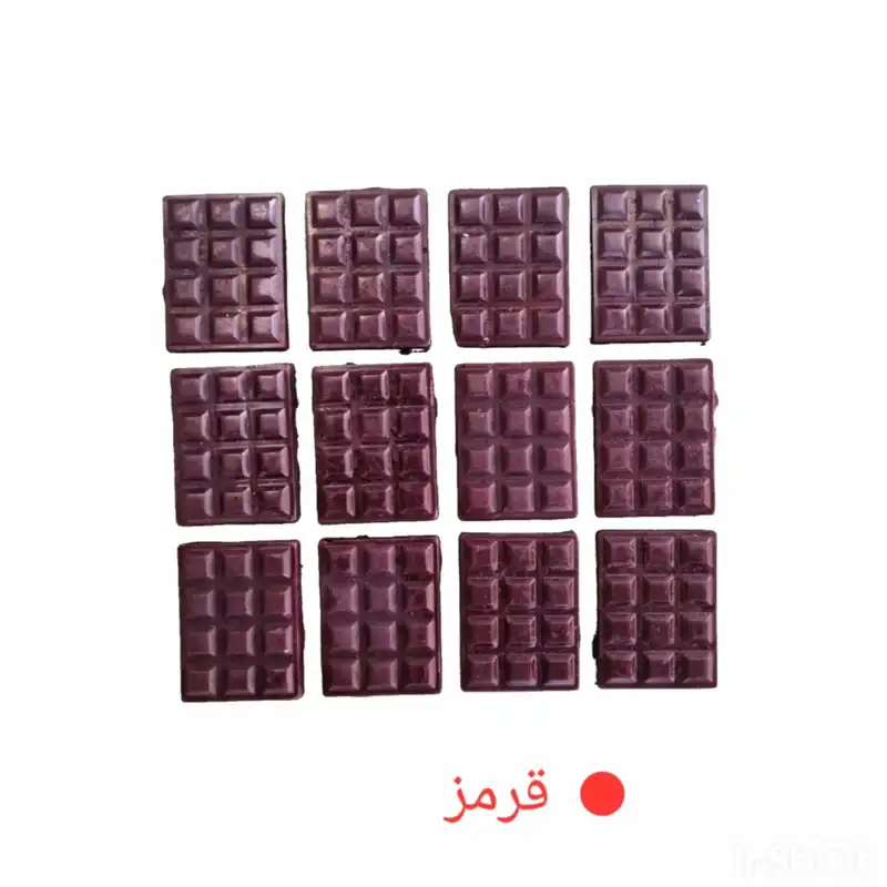 رنگ شمع مدل مکعبی کدa1 بسته 12عددی