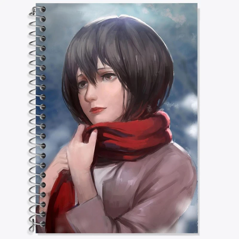 دفتر لغت 50 برگ خندالو مدل میکاسا اکرمن انیمه اتک آن تایتان Attack on Titan کد 18617