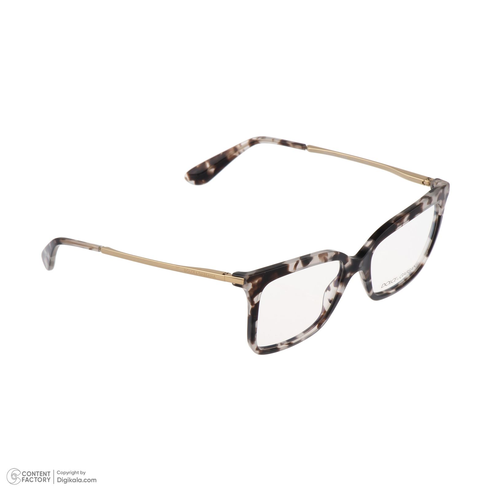 فریم عینک طبی گربه ای زنانه دولچه اند گابانا مدل 0DG3261-2888-53 مناسب برای صورت مستطیل، مربع و لوزی - - 7