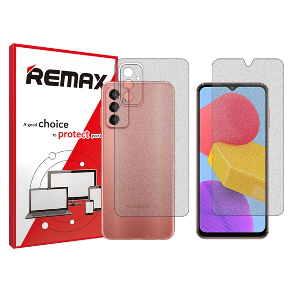 محافظ صفحه نمایش مات ریمکس مدل HyMTT مناسب برای گوشی موبایل سامسونگ Galaxy M13  به همراه محافظ پشت گوشی