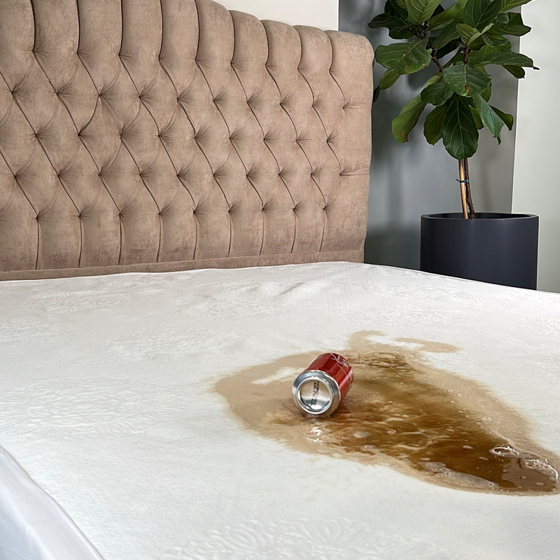 محافظ تشک صفاهوم مدل دیواره دار ضدآب دونفره سایز 180×200 سانتی متر