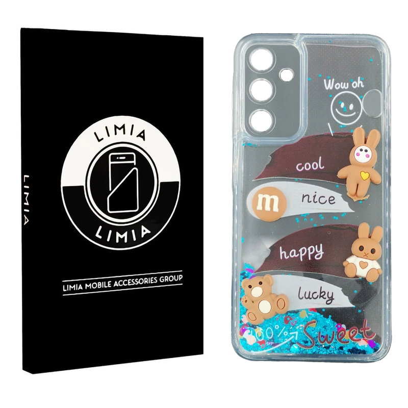 کاور لیمیا مدل آکواریومی لنزدار طرح عروسکی برجسته مناسب برای گوشی موبایل سامسونگ Galaxy A55