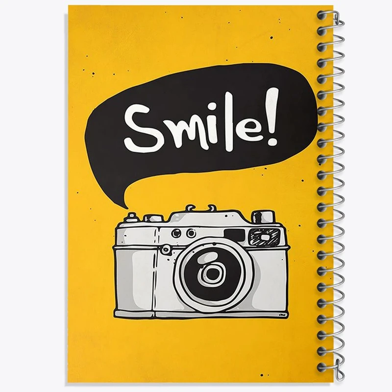 دفتر مشق 100 برگ خندالو طرح دوربین کد 1735