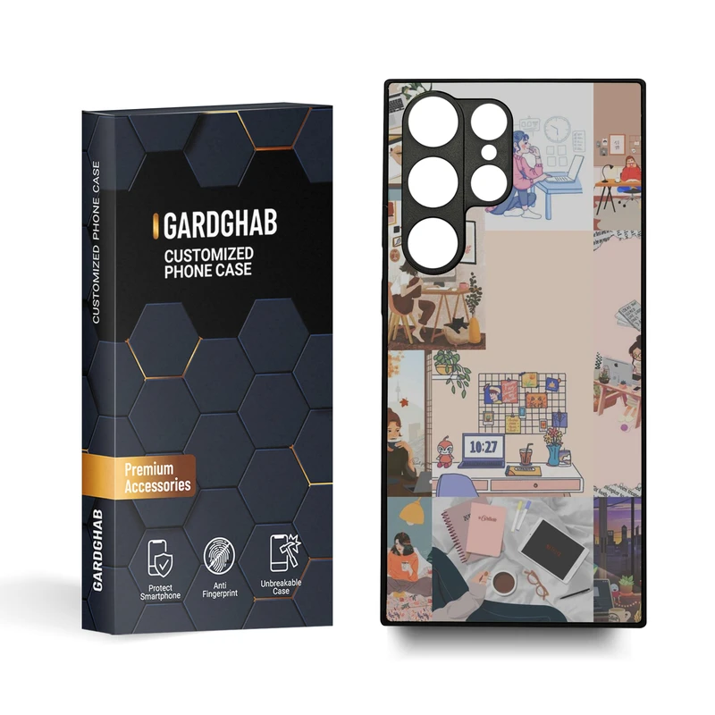 کاور گارد قاب مدل دخترانه مناسب برای گوشی موبایل سامسونگ Galaxy S23 Ultra