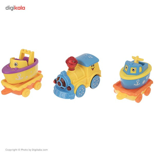 قطار اسباب بازی شنگ چوان مدل Boats